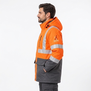 Chaqueta de Seguridad Industrial con Detalles Reflectantes, Tejido Resistente, Ligera, Cómoda, para Trabajo en Exteriores, Ropa de Construcción OEM - Product Image 6