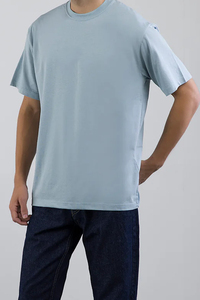 T-shirts surdimensionnés anti-plis, impression numérique OEM, motifs unis, t-shirts en sergé 100 % polyester pour hommes, vente chaude - Product Image 5