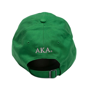 AKA Club Series <b>Hat</b> Green Embroidered Cotton Baseball <b>Cap</b> Adjustable Curved Brim Casual Unisex Sports Outdoor <b>Cap</b> - Product Image 4
