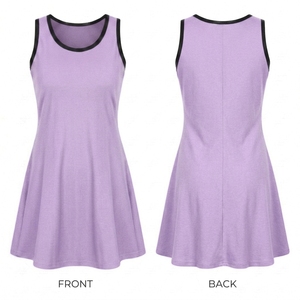Uniforme de Tenis para Mujer, Ropa Deportiva Personalizada, Conjunto de Top y Falda Transpirable y Ligero para Entrenamiento y Partidos al Aire Libre - Product Image 6