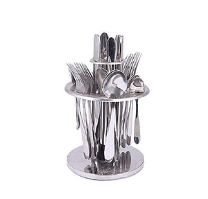 Soporte para Cuchara y Tenedor de Acero Inoxidable, Diseño Clásico, Ecológico, Multifuncional, Tipo Gancho, para Mesa de Restaurante o Cafetería, Más Vendido - Product Image 2