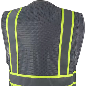 Chaleco de Seguridad Reflectante Personalizado para Exteriores, Unisex, Ropa de Trabajo, Chaqueta sin Mangas, Impermeable, Resistente al Agua, Alta Visibilidad - Product Image 4