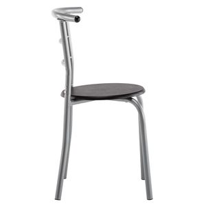 Set Moderno di Tavolo da Colazione e Due Sedie in PVC Nero, Mobili per Sala da Pranzo in Legno per Uso Domestico, per Soggiorno o Sala da Pranzo - Product Image 5