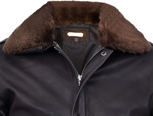 Men Genuine Leather A2 USAF <b>Pilot</b> Aviator <b>Jacket</b> Air Flight Bomber Leather <b>Jacket</b> - Product Image 2