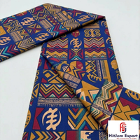 Tissu en coton Ankara de haute qualité, imprimé africain, pour projets de couture tendance, fournisseur textile en gros OEM ODM Hitjem