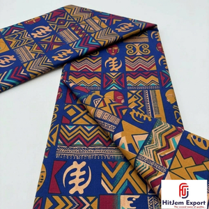 Tela Africana Premium al por Mayor, Estampado de Cera Togo Nigeriano y Ankara, 100% Algodón, Patrones Vibrantes Auténticos para Mujeres y Ocasiones Especiales - Product Image 6