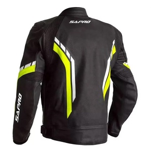Veste en cuir véritable à la mode pour hommes, conception de logo personnalisé, meilleur prix fabriqué au Pakistan, quantité minimale de commande bas pour la conduite de moto été hiver - Product Image 2
