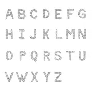 Anillo de oro de 14 quilates con inicial de diamante para regalo de cumpleaños con diamante redondo cultivado en laboratorio, anillo minimalista para regalo de boda - Product Image 3