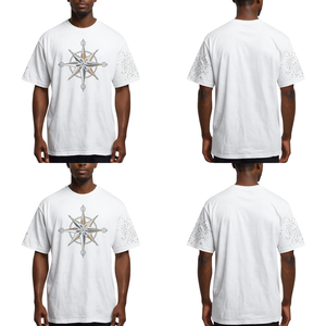 Camiseta Extra Grande con Diseño de Estrella y Pedrería, Precio al por Mayor, para Hombre, Ropa Casual de Moda Premium - Product Image 3