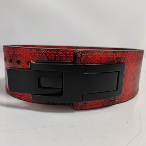 Cinturón de Cuero Premium para Gimnasio con Compresión para Entrenamiento, Cinturón de Levantamiento de Pesas de Cuero Vacuno Personalizado con Hebilla y Anillo - Product Image 5