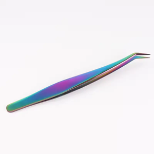Pinzas Profesionales para Cejas con Punta Puntiaguda de Acero Inoxidable, Color Personalizado, Reutilizables, Duraderas, Venta al por Mayor ANAAIF - Product Image 2