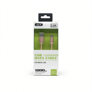 S&N USB Data <b>Cable</b> 2.4A Fast <b>Charging</b> For Micro USB Devices 100cm Length - Product Image 1