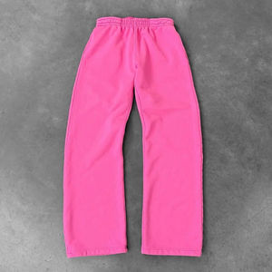 Pantalones de chándal anchos de poliéster para hombre, estilo jogger holgado, cintura elástica, transpirables, de forro polar, estilo urbano, venta al por mayor - Product Image 2