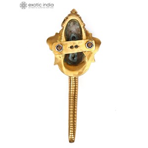 Poignée de porte Lord Ganesha de 10 pouces en laiton pour article de décoration intérieure et but de cadeau - Product Image 4