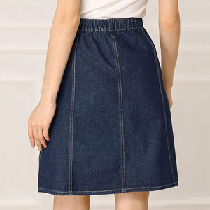 Nueva Llegada 2026 Precio de Fábrica Moda Nuevo Diseño Falda Corta Mini para Niñas Transpirable Logotipo Personalizado Y2k Falda Vaquera para Mujer - Product Image 5