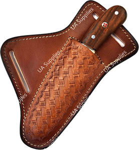 Nouveau design 2026, couteau de camping de type Western Cowboy Bull Cutter, fait main, support OEM/ODM, lame droite ultra-affûtée, avec étui en cuir DIY - Product Image 6