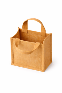 Eco Friendly Jute Tote <b>Bag</b> Reusable Shopping <b>Bag</b> Custom Logo Natural Fiber Gift Packaging <b>Bag</b> <b>Medium</b> Size - Product Image 2