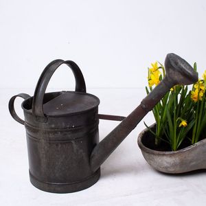 Arrosoir en métal multi-usages pour jardinage intérieur et extérieur, conçu pour une durabilité, un équilibre et un débit fluide. - Product Image 4