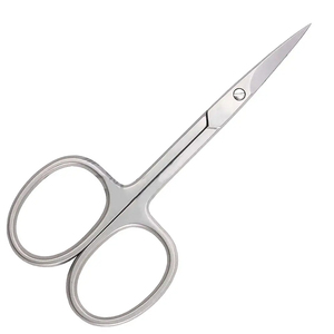 Hot Selling Black Coated Curved Blade Sharp Stainless Steel Cuticle Spring Scissors Eyelash Eyebrow <b>Makeup</b> <b>Tool</b> Custom Logo - Product Image 1