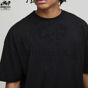 เสื้อเจอร์ซีย์ทรงบ็อกซี่ฟิตสำหรับผู้ชาย ผ้าฝ้าย 100% เสื้อเจอร์ซีย์ทรงบ็อกซี่ฟิตแบบโอเวอร์ไซส์ เสื้อเจอร์ซีย์ทรงบ็อกซี่ฟิตสำหรับเล่นกีฬาสำหรับผู้ชาย - Product Image 5