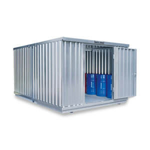 Contenitore per materiali pericolosi SRC-S 3.2W zincato, con porta a due ante - Product Image 2