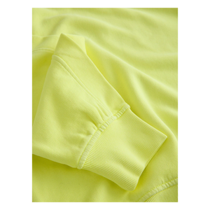 Sweat-shirt tricoté surdimensionné pour femme, couleur unie, épaules tombantes, manches longues, col rond, en coton respirant, haut d'automne - Product Image 5