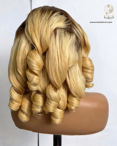 LEXHAIR Perruque Lace Front HD en Cheveux Vierges Vietnamiens, Bouclée et Volumineuse, Tendance, Double Trame Faite à la Machine, Boucles Birmanes pour Femmes - Product Image 2