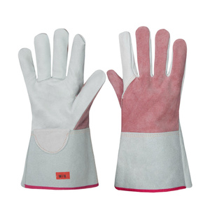 Guantes de Soldadura TIG de Piel de Vacuno de Primera Calidad, Resistentes a la Abrasión, con Puño de Seguridad Flexible - Product Image 4
