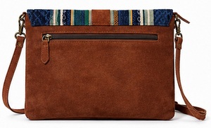 Bolso Bandolera de Piel Genuina Estilo Boho Tribal para Mujer, con Borlas y Solapa, 3ltr, Logotipo Personalizado OEM, Venta al Por Mayor - Product Image 4