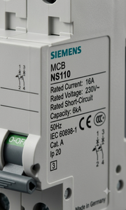 Disjoncteur miniature Siemens NS110 2 pôles, interrupteur de protection électrique compact, 100% original, neuf - Product Image 2