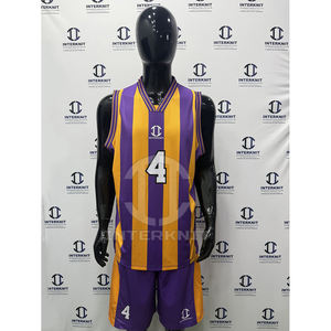 Ensembles de sport athlétiques de basketball pour hommes personnalisés par sublimation, uniformes d'équipe, kits de maillots de sport à séchage rapide (vente en gros OEM) - Product Image 1