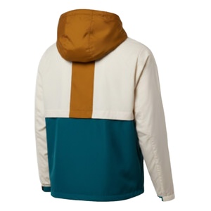 Chaqueta Anorak con Capucha y Bloques de Color para Hombre, Ligera, Cortavientos - Product Image 3