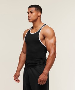 Camisetas sin mangas deportivas personalizadas populares 2026, 100% algodón, para correr, fitness y gimnasio, para hombre - Product Image 2