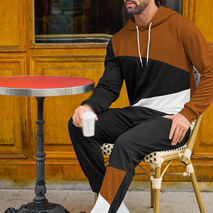High Quality ARTIZ INTERNATIONAL <b>Mens</b> Streetwear 2 1 Solid Printed Eco-Friendly Breathable Heavy Fleece 100% Cotton Hoodie Cargo - Product Image 6