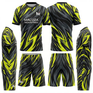 Conjunto de Chándal de Entrenamiento de Fútbol Personalizado, Camiseta y Pantalones Cortos para Práctica de Fútbol, Ropa Deportiva Profesional MALUZA INDUSTRIES - Product Image 1