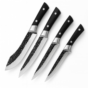 Juego de Cuchillos de Cocina Hechos a Mano, Juego de 4 Piezas para Chef, Acero Inoxidable, Ambidiestro, para Deshuesar, Cortar, Filetear y Picar - Product Image 2