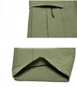 Shorts Cargo Homme en Coton à Taille Élastique, Multi-Poches, Personnalisables, Écologiques, Séchage Rapide, Commande en Gros, OEM – Approvisionnement Direct Usine - Product Image 3