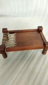 Plateau de service décoratif traditionnel en corde de charpai, naturel pour le bois, pour la maison, les hôtels, Diwali/Ramadan, prix disponible en Inde - Product Image 3