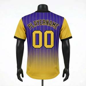 Baseball Jersey Custom Design Wholesale Supplier Training Baseball Jersey Lightweight <b>Athletic</b> Wear OEM Service - Product Image 2