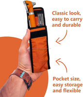 Otoscope portable à fibre optique Kaneka Enterprises, loupe d'inspection auriculaire, pochette de rangement multicolore, embouts auriculaires jetables
