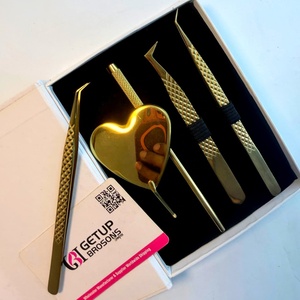 แหนบต่อขนตา GETUP BROSONS IMPEX รุ่น Slim Long Gold Plasma ปลายเรียบ สแตนเลสสตีล ป้องกันแม่เหล็ก ขนาด 10 มม. ทนทาน - Product Image 6