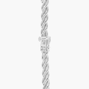 Diamond Slinky Fashion Eternity <b>Necklace</b> in White Gold - Product Image 2
