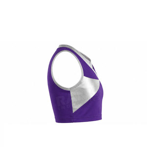 Uniforme de porristas de último diseño disponible en diferentes colores con impresión de logotipo personalizado. - Product Image 6