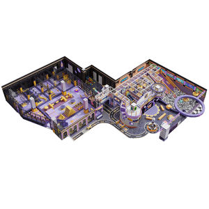 Centre de divertissement familial de 2000 m², parc d'attractions intérieur avec aire de jeux intérieure, parcours de ninja, trampoline <span class=keywords><strong>et</strong></span> jeux d'arcade - Product Image 2