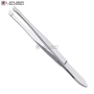Pinzas Profesionales para Cejas con Punta Inclinada Afilada, Instrumento de Precisión para el Manejo Preciso de Piezas Pequeñas, Uso en Depilación - Product Image 2