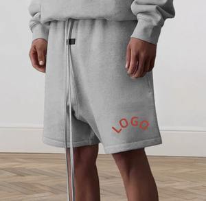 Pantalones Cortos Deportivos para Hombre, Unisex, de Felpa Francesa con Cordón, Transpirables, Casuales, de Algodón Orgánico, Ecológicos, de Secado Rápido, para Entrenamiento y Gimnasio - Product Image 4