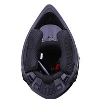 Casque de VTT intégral modèle 17 avec aérations, visière réglable, respirant, pour moto tout-terrain, avec Bluetooth