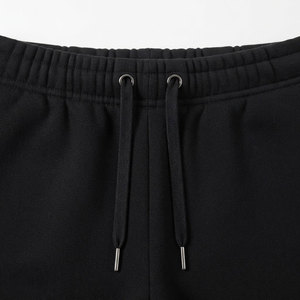 Pantalon de survêtement décontracté pour homme OEM, coupe large, en molleton bouclette, avec ourlet brut et imprimé en relief, style streetwear, fabricant de vêtements - Product Image 5
