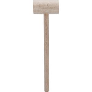 Juego de 12 piezas de herramientas para mariscos de madera de haya natural con martillos - Product Image 2