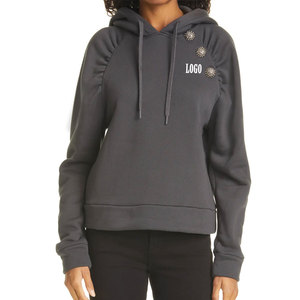 Sudadera con capucha de diseño casual para mujer, con costuras de alta calidad, color sólido, manga larga y material suave para un ajuste cómodo y relajado. - Product Image 1